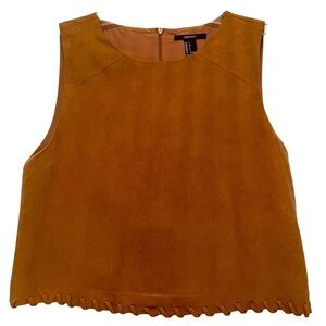 Forever 21 Brown Suede Tank (Size S)